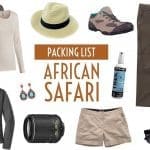 Safari Packing list
